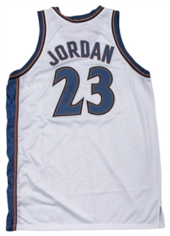 2002-03 Michael Jordan Game Used & Signed Washington Wizards Home Jersey (Player LOA & JSA)